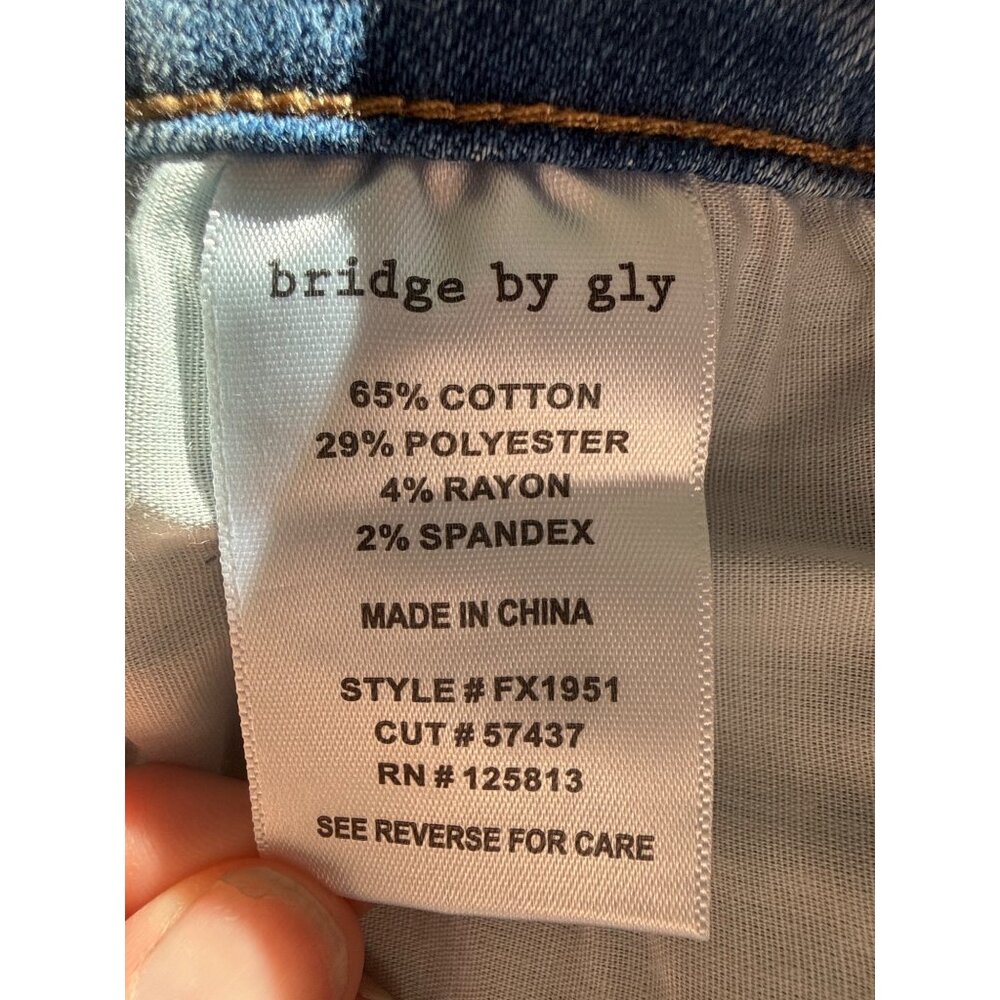 Bridge By Gly High-Rise Easy Flare Womens Jeans Size 14 - Picture 8 of 11